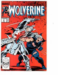 Wolverine # 2 VF 1st Print Silver Samurai Marvel Comic Book X-Men X-Force J150