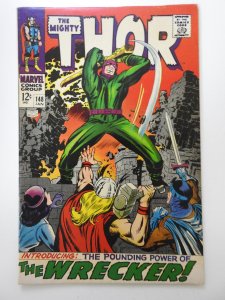 Thor #148  (1968) 1st Appearance of The Wrecker! Sharp Fine/VF Condition!