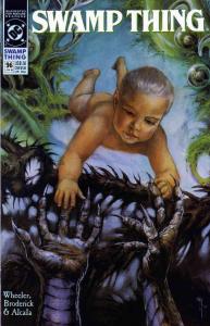 Swamp Thing (2nd Series) #96 VF ; DC | John Totleben Baby Cover