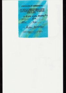 KING KONG BUNDY #2 PG. 20 - BY BRIEN CARDELLO W/COA ON BACK