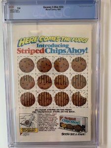 Uncanny X-Men #222 CGC 9.4 (1987) - Newsstand - Wolverine vs Sabretooth