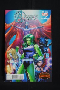 A-Force,Hastings Variant Cover #1  NM