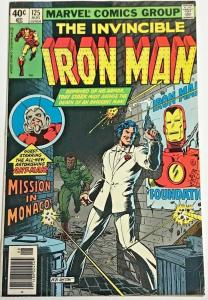 INVINCIBLE IRON MAN#125 FN/VF 1979 MARVEL BRONZE AGE COMICS
