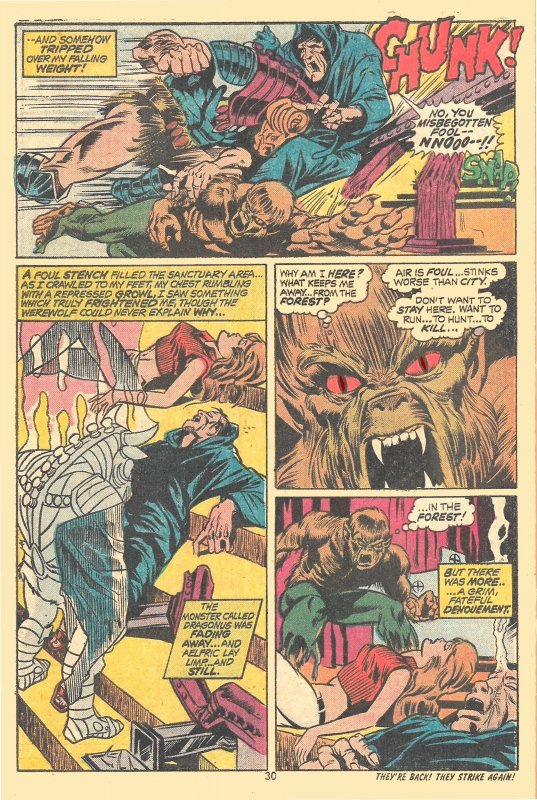 WEREWOLF BY NIGHT #3 (Jan1973) 8.0VF Roy Thomas!  Mike Ploog!  The DARKHOLD!