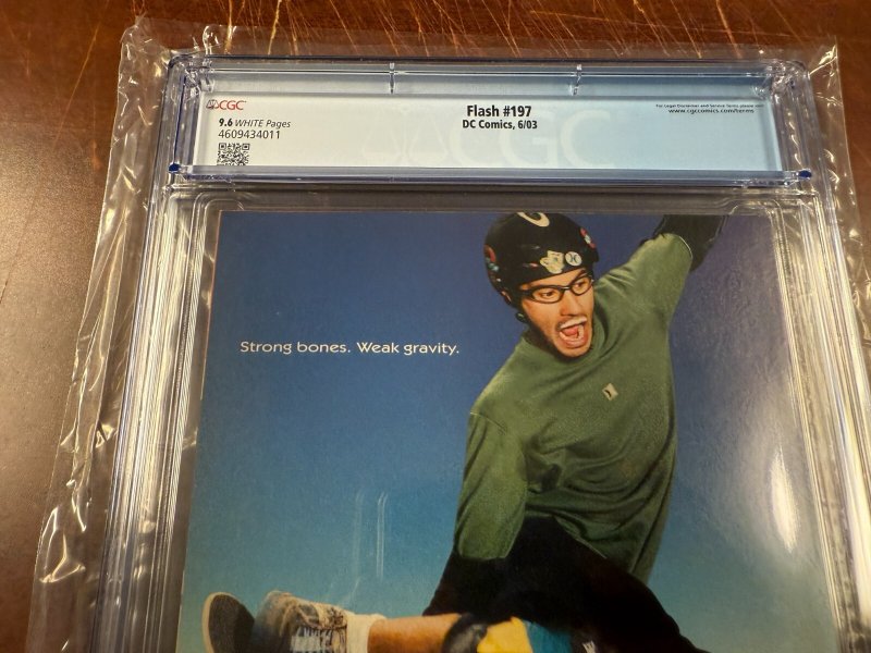 Flash # 197 CGC Graded 9.6 DC Comic Book 1st Zoom Appearance 2003 JH14