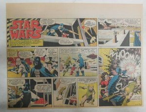 Star Wars Sunday Page #42 by Russ Manning from 12/23/1979 Large Half Page Size!