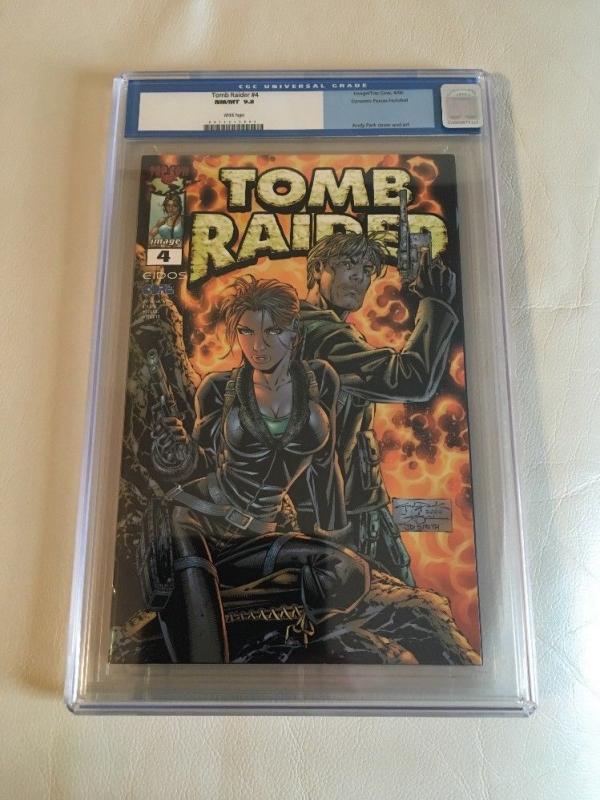 TOMB RAIDER # 4 CGC 9.8 DYNAMIC FORCES HOLOFOIL