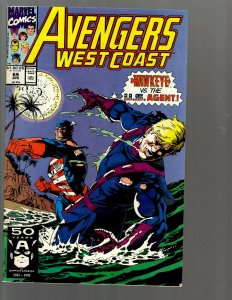 12 Marvel Comics Avengers West Coast #49 51 52 55 61 69 71 72 73 74 75 81 EK22