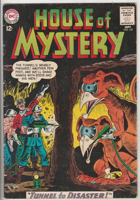 House of Mystery #137 (Sep-63) FN- Mid-Grade