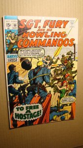 SGT. FURY 80 *NICE COPY* FREE HOSTAGE MARVEL BRONZE AGE WAR