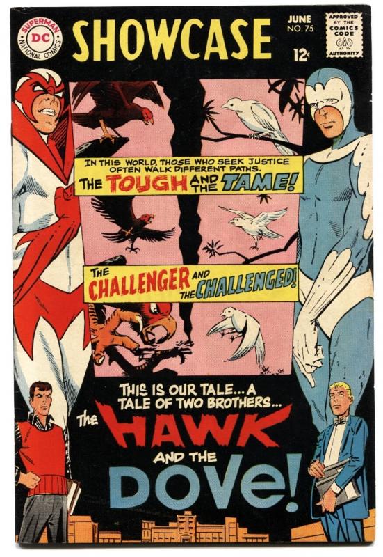 Showcase #75 1968-Dc-First Hawk and Dove-High Grade-Ditko | Comic Books -  Silver Age / HipComic