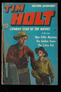 TIM HOLT #7 1949 B-WESTERN MOVIE PHOTO COVER-CALICO KID VG/FN