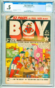 Boy Comics #55 (1950) CGC .5 Page 23 missing.