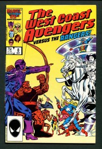 West Coast Avengers #8 /  9.4 NM / May 1986