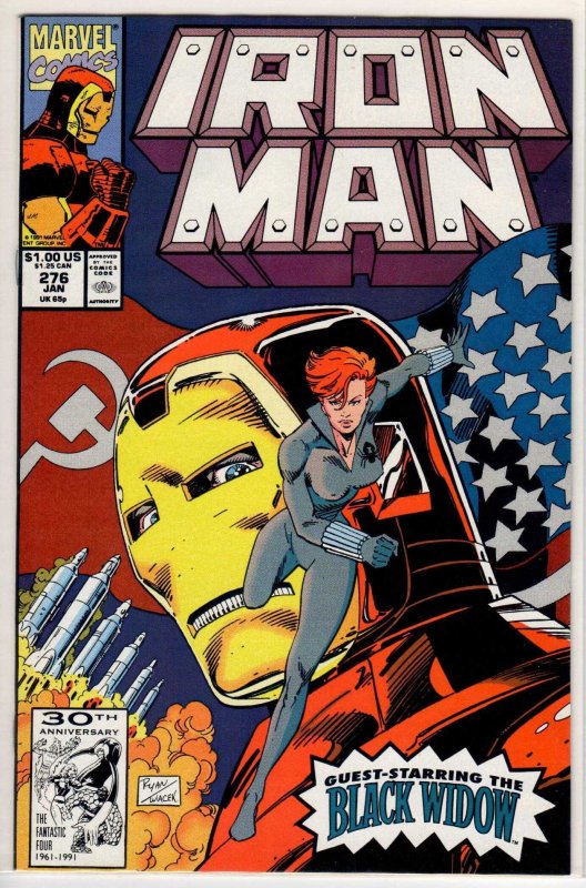 Iron Man #276 Direct Edition (1992) 9.2 NM-