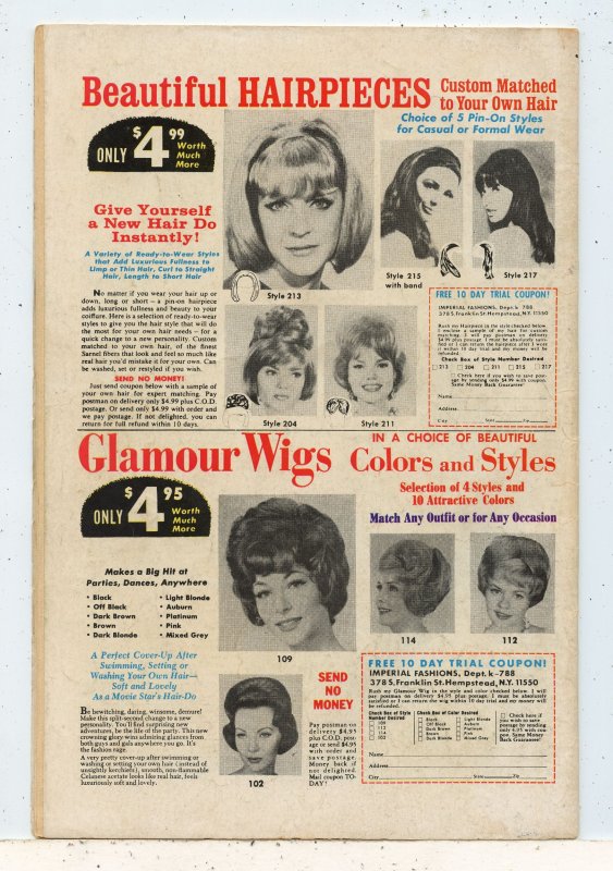 Girls' Love Stories #134 (1968). In VG+ Condition