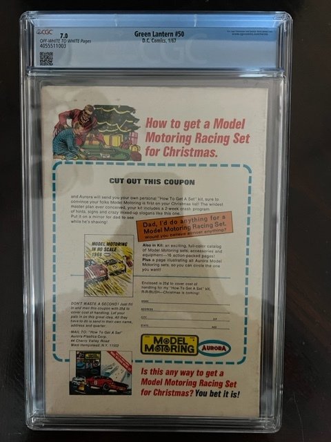 Green Lantern #50 (1967) - CGC 7.0