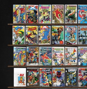 Huge Lot 150+ Comics with X-Factor, Fantastic Four, Avengers West Coast & More!
