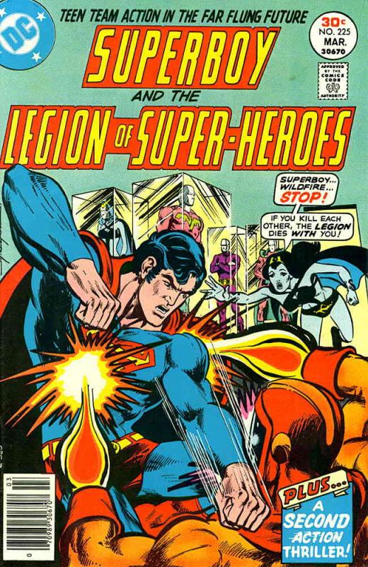 Superboy (1st Series) #225 FN ; DC | Legion of Super-Heroes