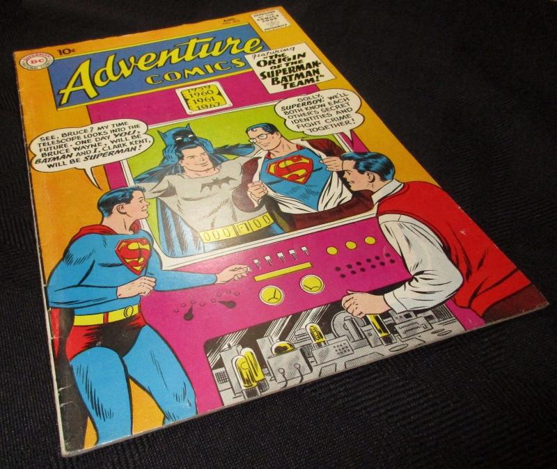 Adventure Comics #275 - Origin of Superman / Batman Team-Up (DC, 1960) FN-