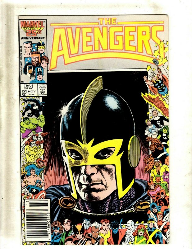 12 The Avengers Comics #273 274 275 276 277 278 279 280 281 282 283 284 GB2