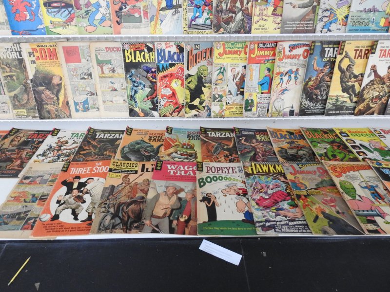 Huge Lot 140+ Low Grade Comics W/ Adventure Comics, Tarzan, +More! See desc