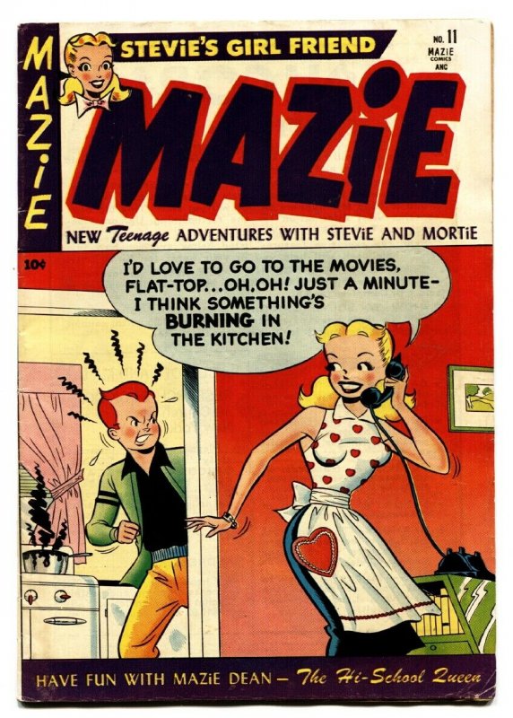 Mazie #11 1953- Golden Age GGA comic book TEEN HUMOR