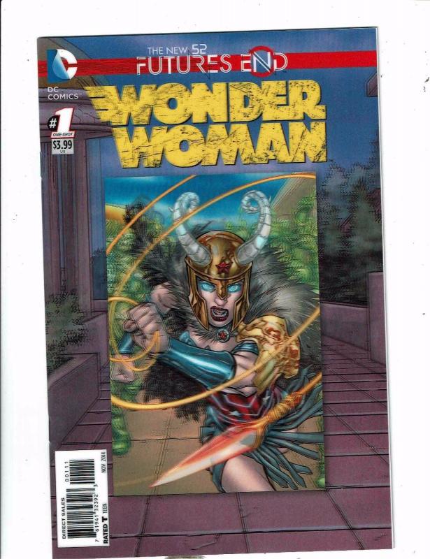 3 DC Futures End Comics # 1 NM Huntress Power Girl Wonder Woman Infinity Man RF4