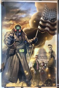 BROKEN GARGOYLES #1 Ltd 100 Stan Yak Cover Different Dialogue Panel!! VFN/NM 