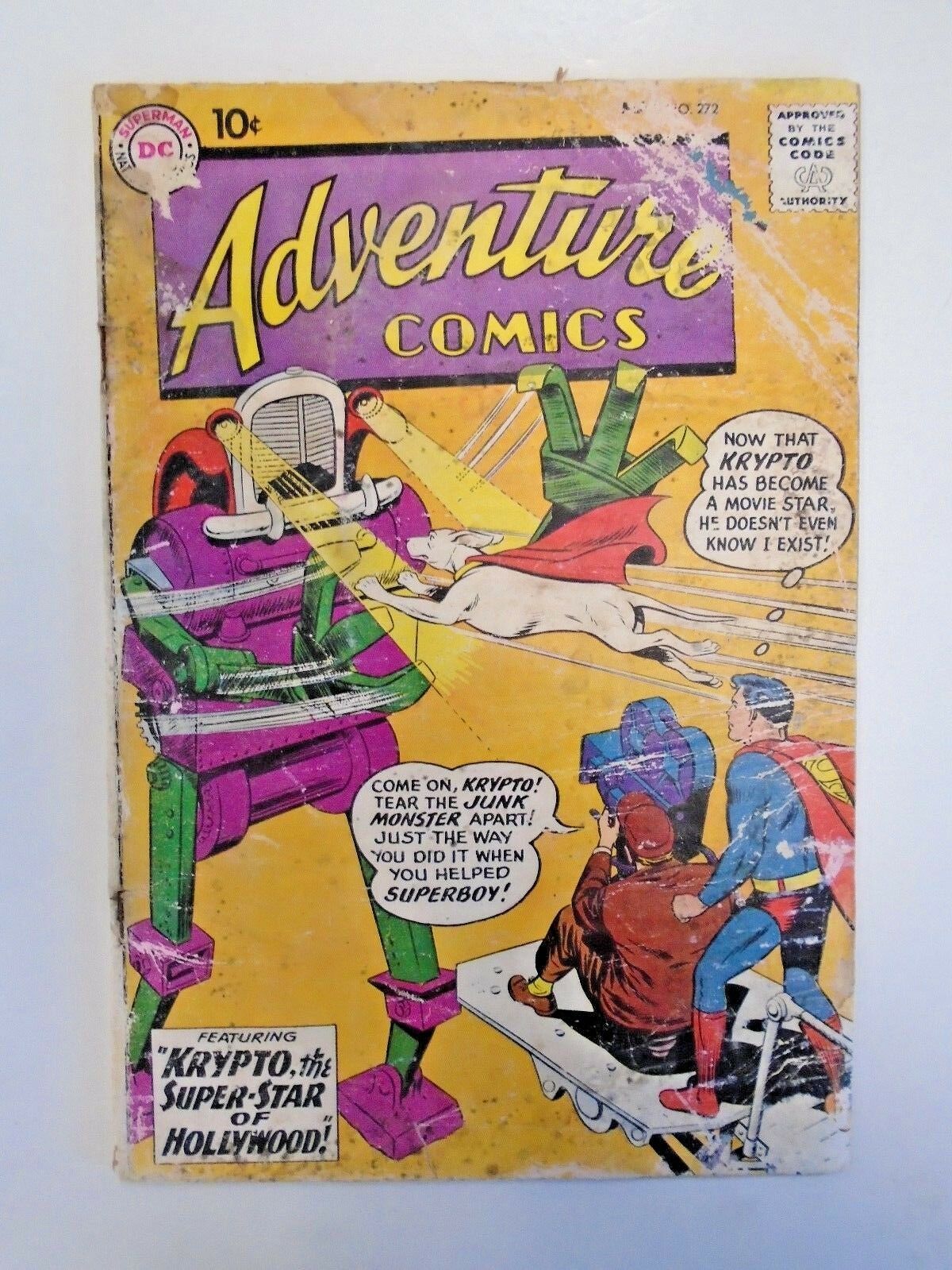 Adventure Comics In FR Condition Comic Books Silver Age DC Comics Superbabe