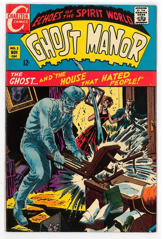 Ghost Manor (1968 Charlton) #3 FN/VF