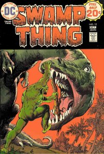 Swamp Thing (1st Series) #12 VG ; DC | low grade comic October 1974 Dinosaur