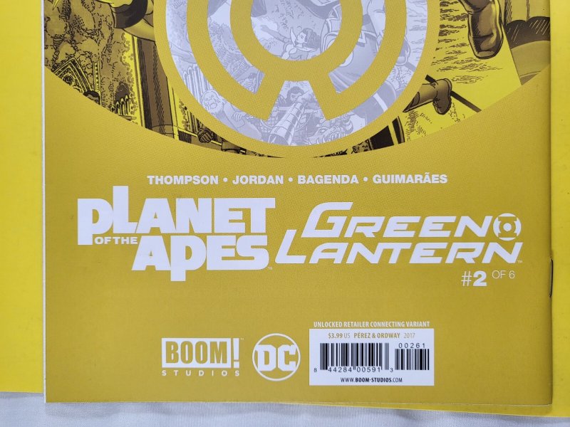Planet of the Apes Green Lantern #2 George Perez & Jerry Ordway Variant 2017