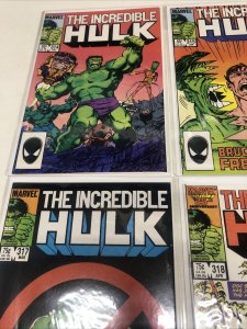 The Incredible Hulk (1986) Set Issue # 314-319 • Marvel Comics • Bruce Baner •
