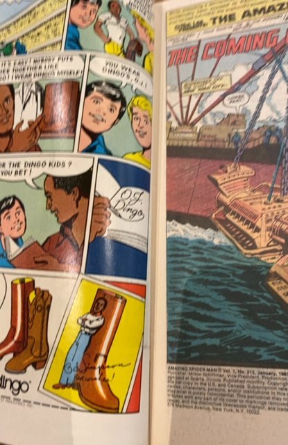 The Amazing Spider-Man #212 Newsstand Edition (1981 1st hydroman)