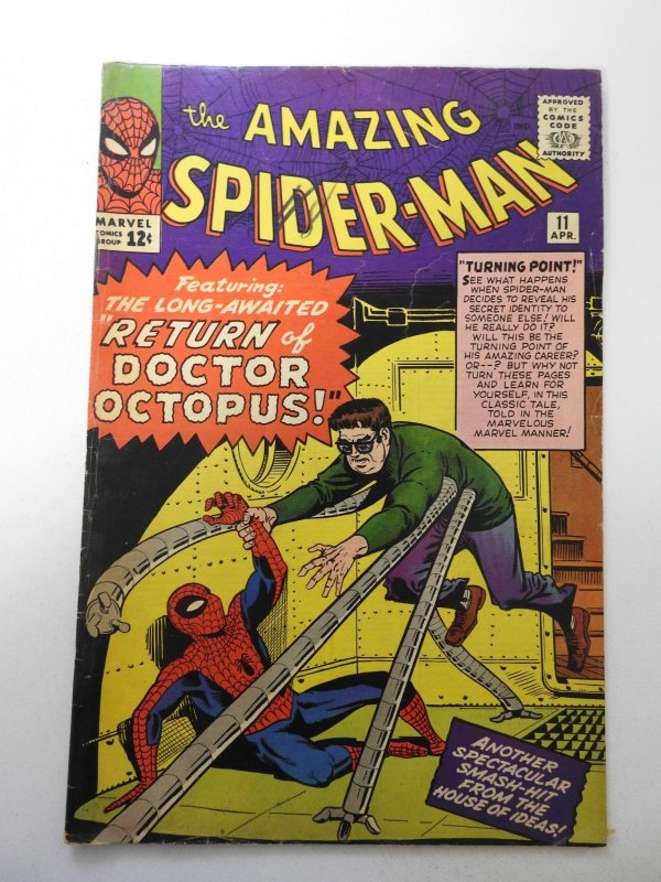 The Amazing Spider-Man #11 (1964) VG/FN Condition! ink fc