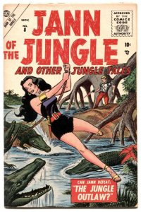 Jann of The Jungle  #8 1956-1st issue- Good girl art VG/F