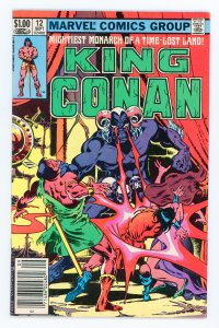 King Conan #12 Doug Moench Ron Frenz Newsstand VF+