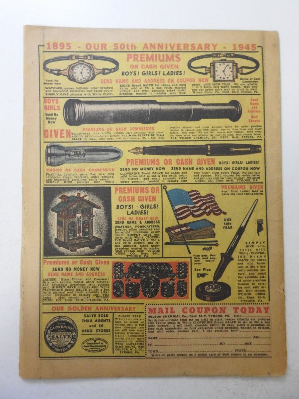 The Spirit #241 (1945) Newsprint Comic Insert Rare!