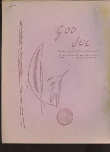 GOD JUL - Fanzine - Los Angeles Science Fantasy Society. 1960s