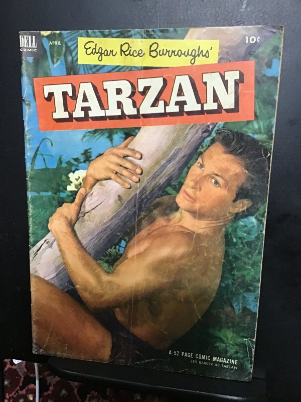 Tarzan #43 (1953) Mid-grade Barker photo cover key! VG/FN Wow!