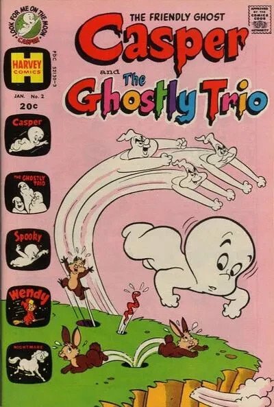 Harvey 3 Pack SEALED ~ Casper #165 And Wendy #3 Ghostly Trio #2  ~NM~ 1973