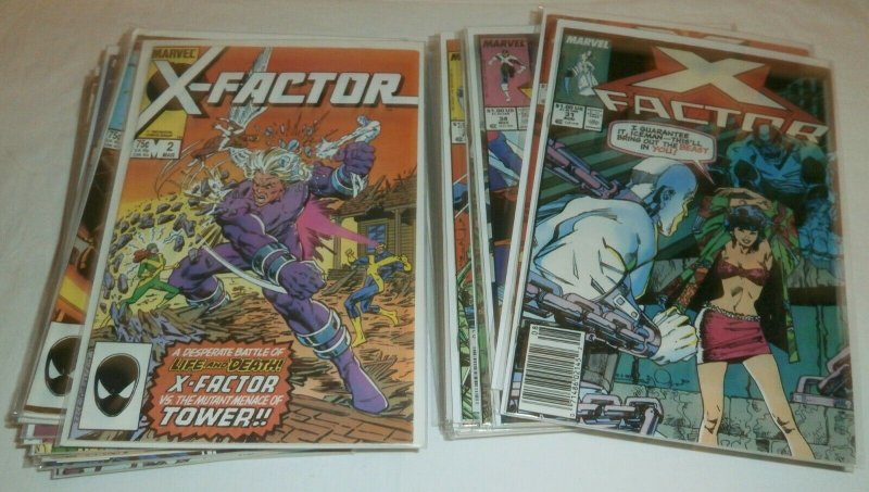 X-Factor V1 #2-49 (missing 12) Simonson Inferno Fall of Mutants comics lot of 41