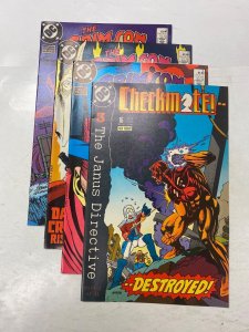 4 DC comic books Crimson Avenger #2 3 4 Checkmate #16 41 KM25