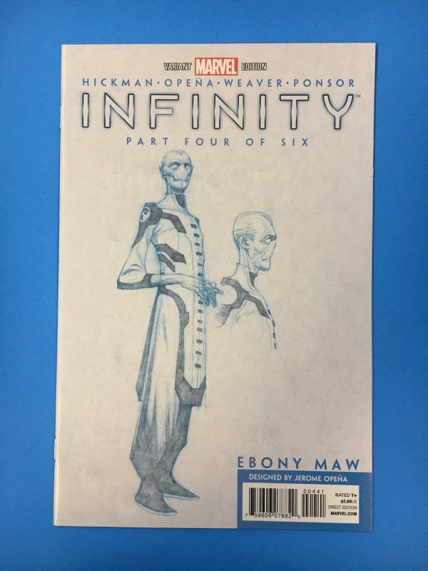 Infinity #5 Design Variant Cover by Jonathan Hickman (2013)