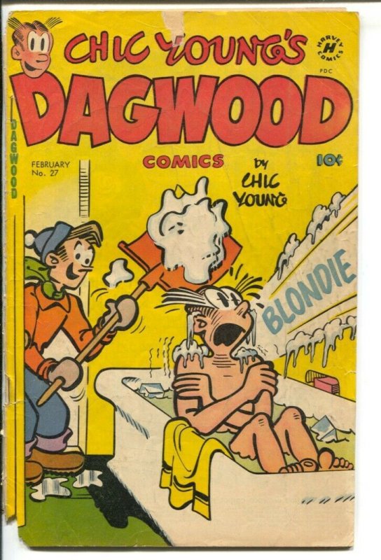 Dagwood #27 1953-Harvey-Chic Young-Blondie-Popeye-Little King-puzzle page-FR