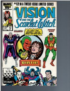 Vision and Scarlet Witch #12 (1986) - KEY 1st Billy Maximoff