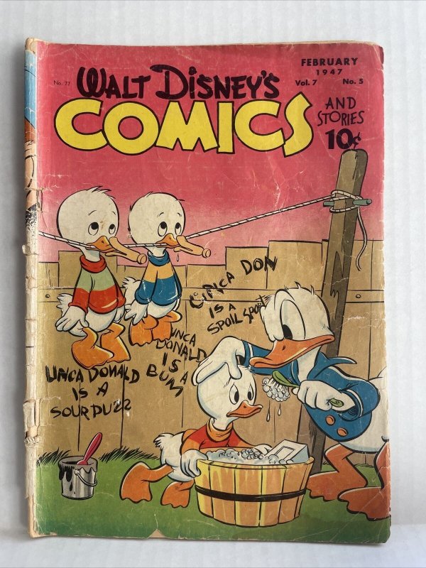 Walt Disney’s Comics And Stories #77 Fair/Good