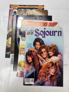 5 ECLIPSE comic books Airboy Buffy Vampire Slayer ShadowHawk Brigade 62 KM38