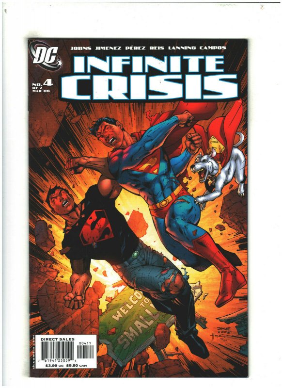 Infinite Crisis #4 NM- 9.2 DC Comics 2006 Jim Lee, Superman & Batman